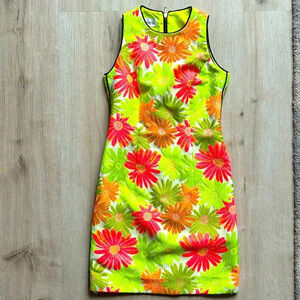 Sara Campbell bright flower dress size 0
